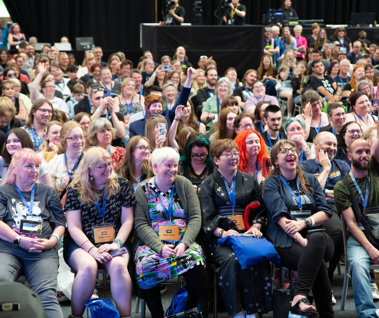 The crowd at Basingstoke Comic Con 2022